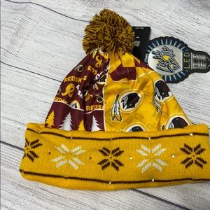 🆕 Washington Redskins Light ‘em Up Pom Hat